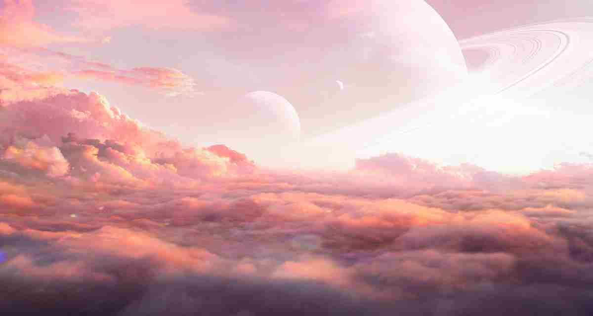 云彩 行星 太空
