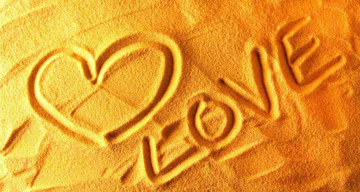 沙滩 文字 love 爱