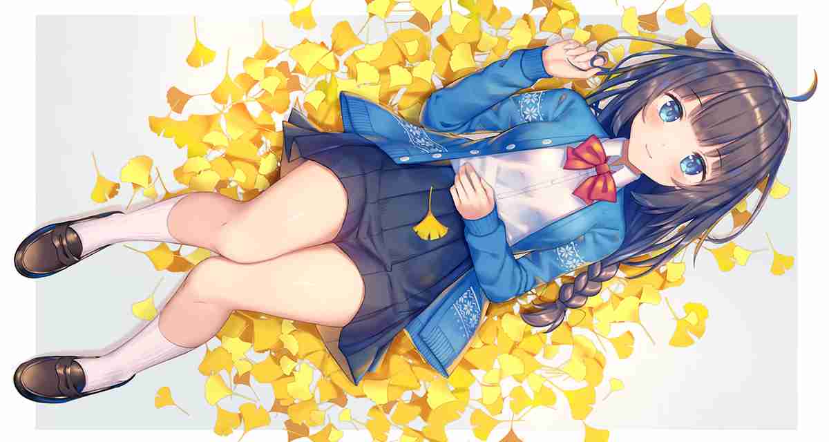 银杏 大眼女孩 校服