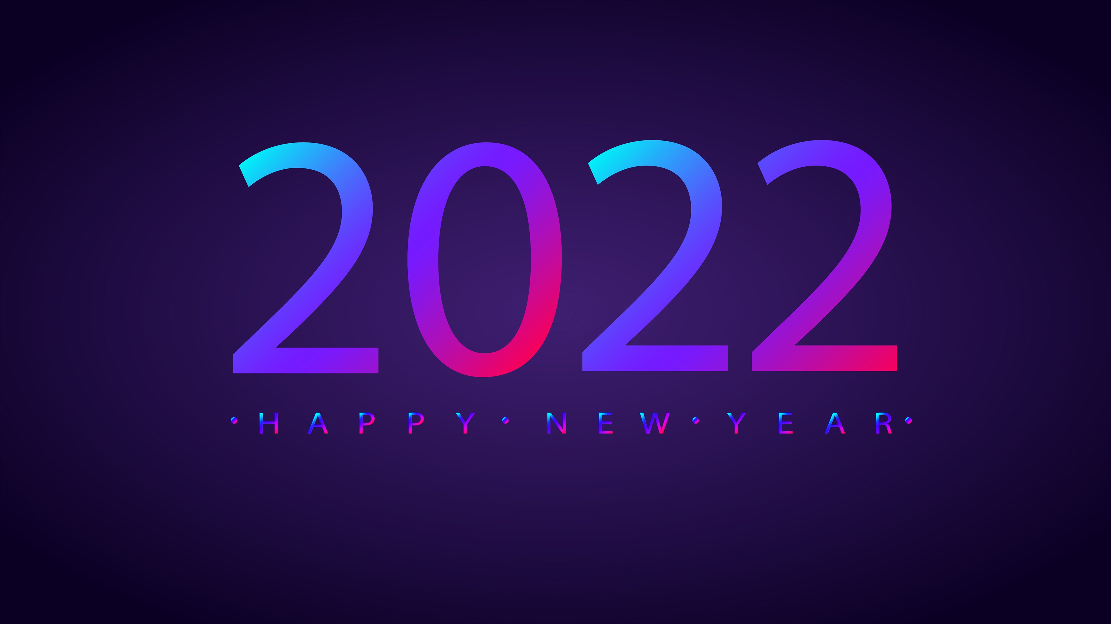 2022,新年快乐,渐变色,节日美图