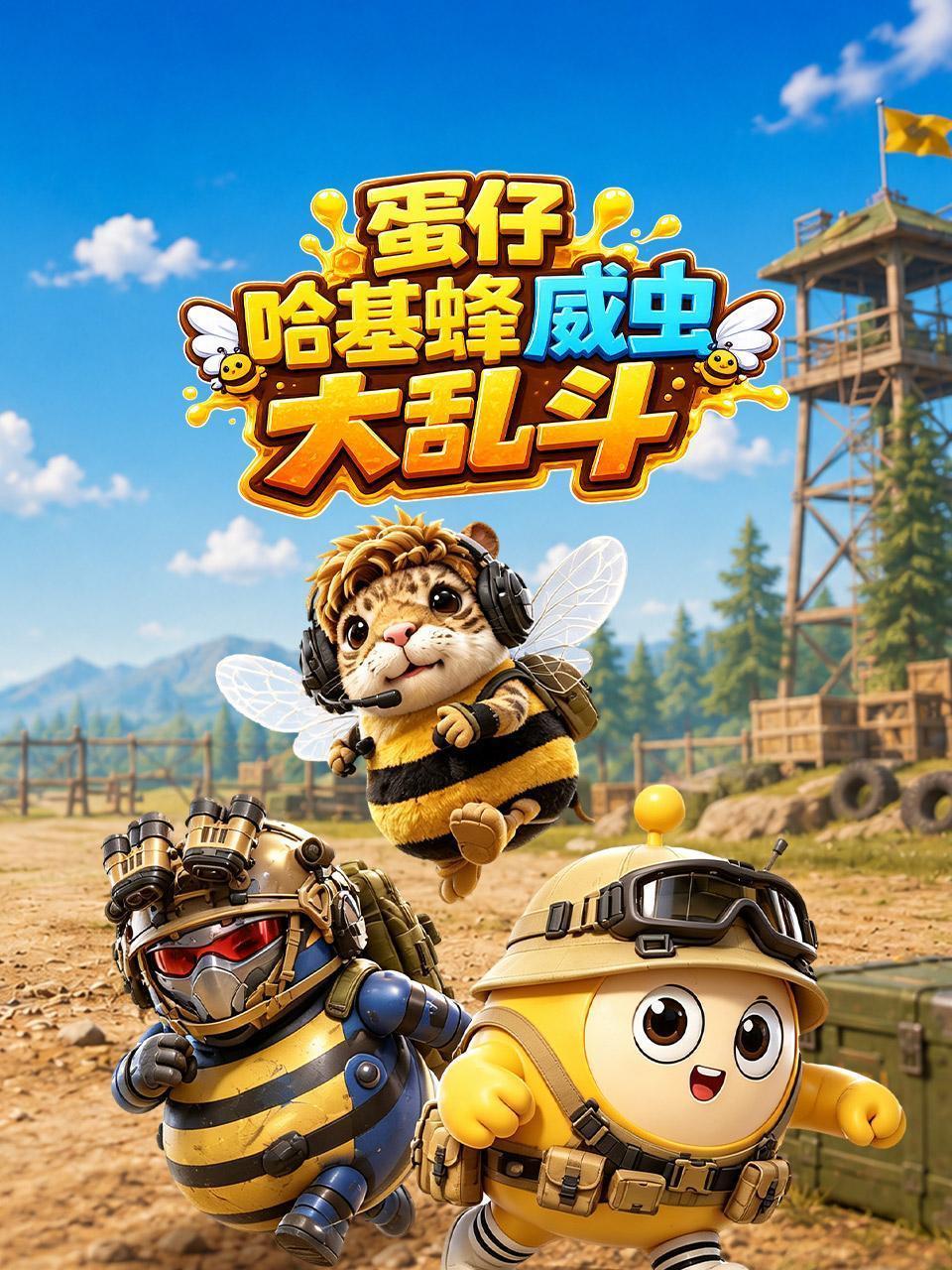 蛋仔哈基蜂威虫大乱斗