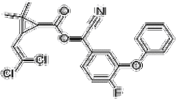 氟氯氰菊酯结构式