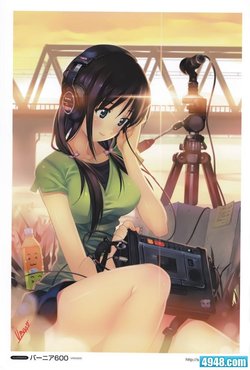 9877动漫女孩图片 红眼睛的动漫女孩图片 9877地铁笨蛋4高清图片