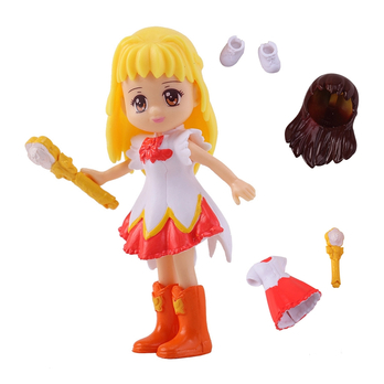 奥迪双钻 芭芭拉小魔仙 迷你小蓝+美雪混装 - 毛