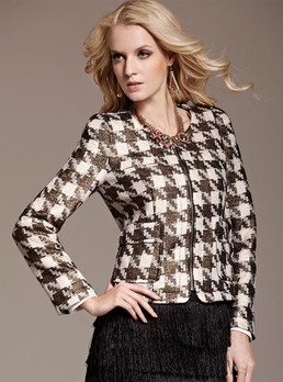 经典大牌CHANEL风简约修身大方短外套 - 短外