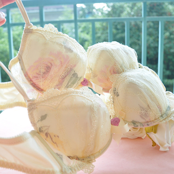 原单日系蕾丝女士<em>文胸</em>内衣<em>70A70B70</em>C75A80