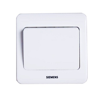 西门子开关插座远景系列雅白一开双控开关面板