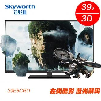 创维 (Skyworth) 39寸3D液晶电视 39E6CRD 黑