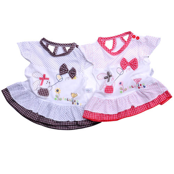 婴得利格布半袖肩<em>开妹</em>裙Y3772 36个月 咖啡色