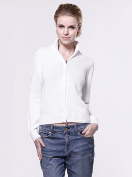 <em>ARMANI</em> JEANS<em>阿玛尼</em>白色全棉材质<em>女士</em>针织