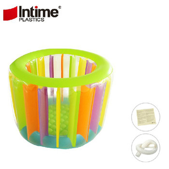 盈泰 幻彩圆形婴儿充气游泳池浴缸洗澡池游戏