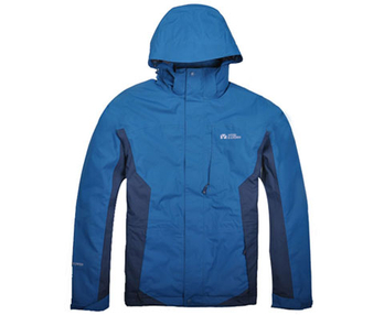 NMB031003男式纪念款两件套冲锋衣普蓝色,优