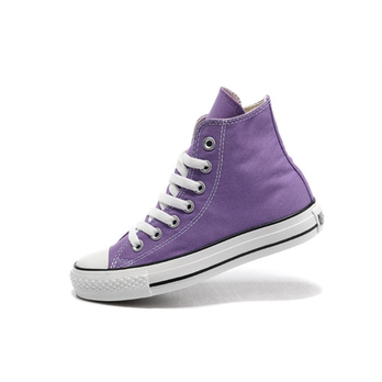 CONVERSE 匡威 经典款浅紫色高帮帆布鞋 情