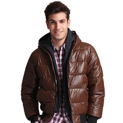 【FEEL MIND】FM男装PU防水面料双层帽子