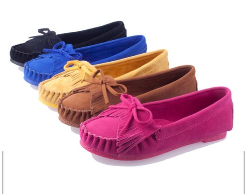 蝴蝶结流苏<em>女款豆豆鞋</em>【2.3折】_网购团购_3