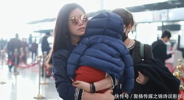 陈妍希抱儿子现身机场,道理我都懂,但最后这1