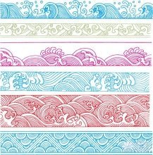 自己画的手抄报花边的浪花花边怎么画_360问