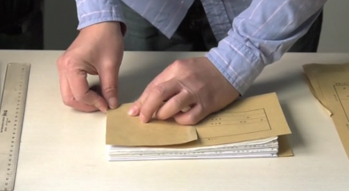 会计凭证装订方法图解_360新知