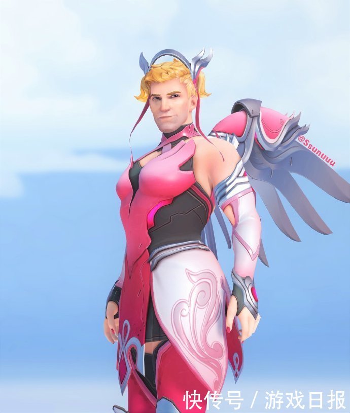 守望先锋粉红天使-托比昂 网友:第一眼以为是