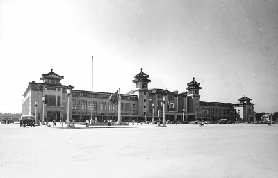 侯凯源摄于上世纪60年代初的北京火车站