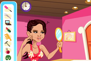 Selena偷偷化妆,Selena偷偷化妆小游戏,360小