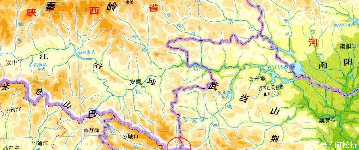 安康市镇坪县,位于陕西重庆湖北交界,三国时魏
