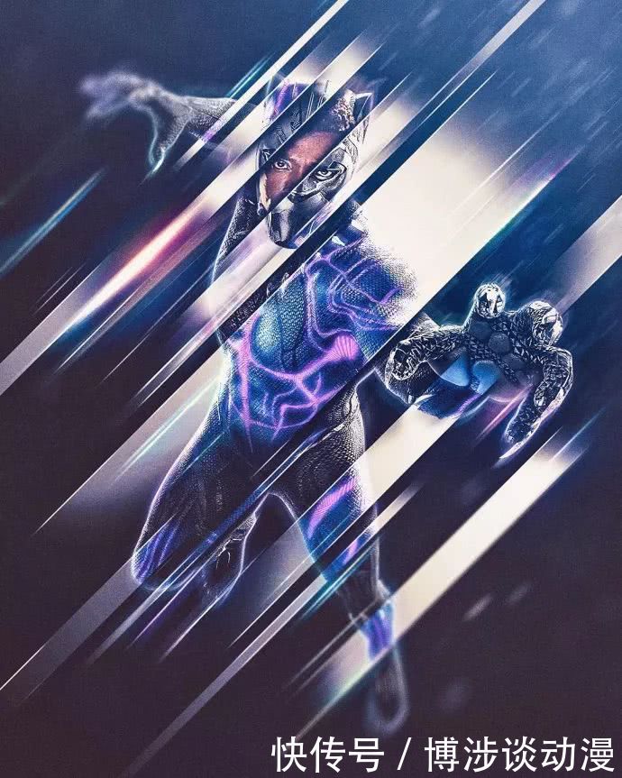 饭制大神为《复联3》雷神、星爵和黑豹设计全