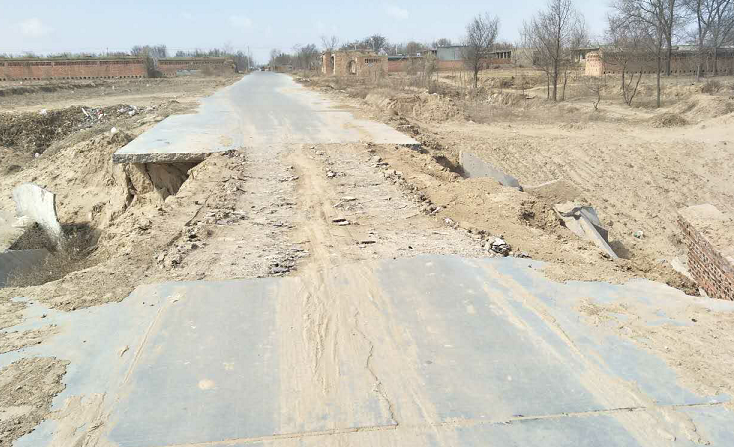 河北威县安庆杰书记网友喊你来看看农业观光路桥塌路断 河北威县:农业观光路桥塌路段、相互推诿该由谁管?