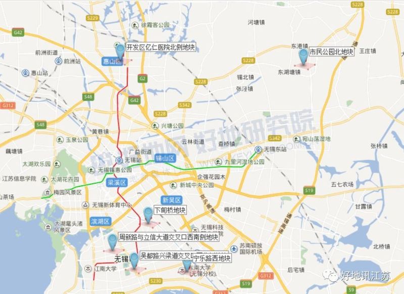 接下来，无锡还有哪些地块计划出让?6宗宅地先睹为快