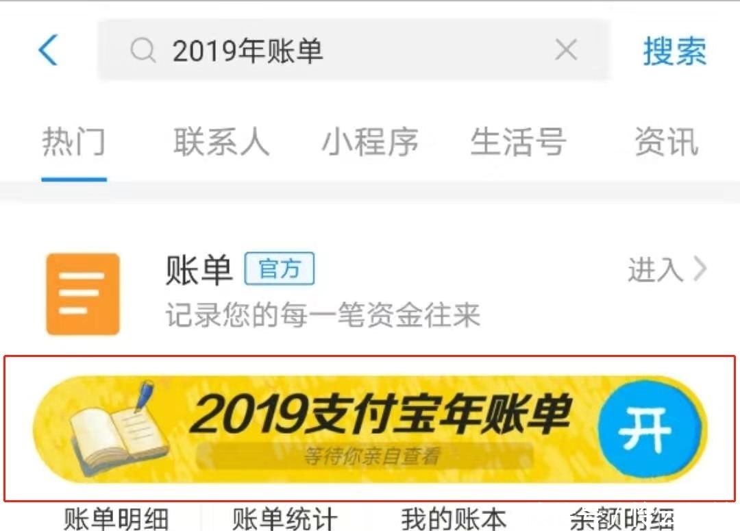 2019年支出账单图片