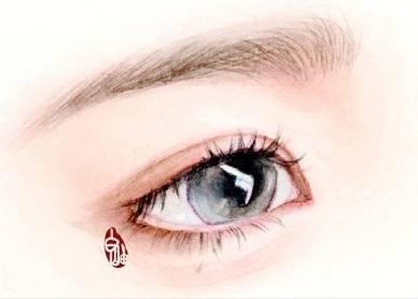 心理测试:选一款眼睛插画,测你未来另一半的颜