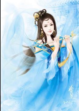 求妖娆妩媚的红衣女子和清纯却又霸气的蓝衣女