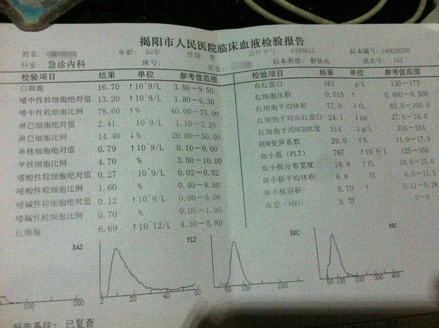 血小板偏高 血小板压积_血小板(plt) 血小板压积(pct)偏高_血小板计数偏高