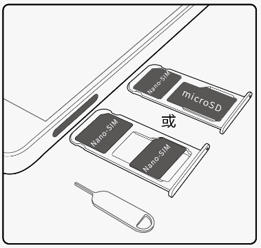 华为荣耀8手机卡怎么装_360问答