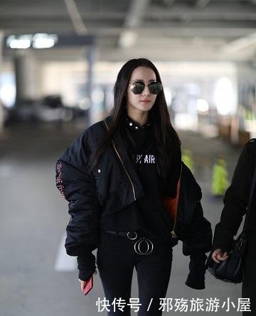 迪丽热巴的机场私服穿衣搭配,为什么受到粉丝