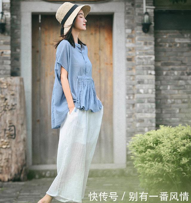 炎炎夏日,穿裙子不方便!试试这“小衫+阔腿裤”,好看还凉爽 e世博官方网站