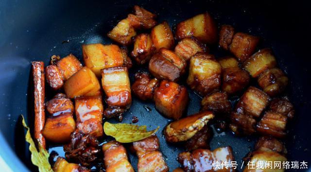 美食美食红烧肉,软烂入味,好吃不腻,还下饭,就一天门市代表传统湖北省图片