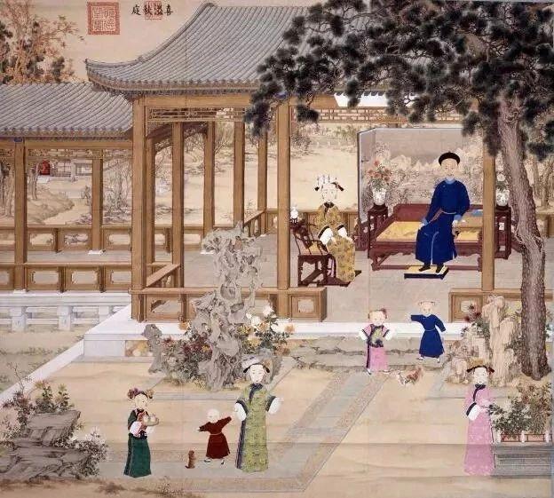 福羲国际展览艺术馆:高清古画局部放大后,局部细节鉴赏