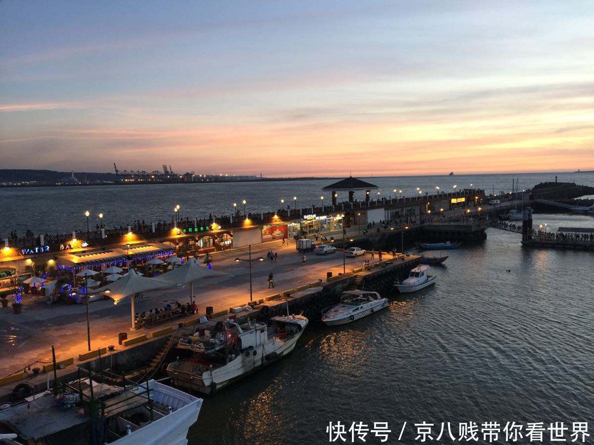 黄昏夕阳如梦中,渔人码头在淡水