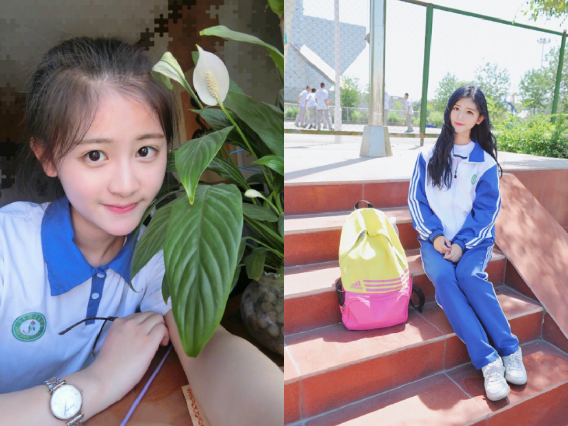 初中土?00后女孩被赞校服校服有性会a初中女生女神图片
