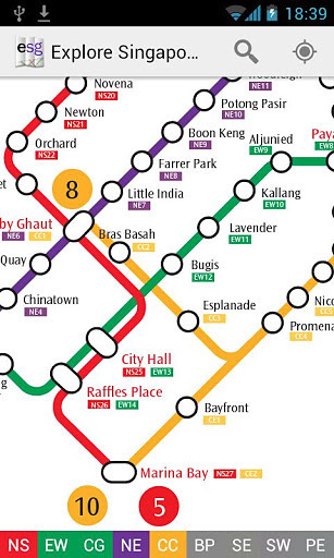 新加坡地铁地图 (explore singapore)(来自:)