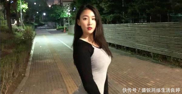 健身房里的粗腿女,穿上紧身牛仔裤,意想不到的