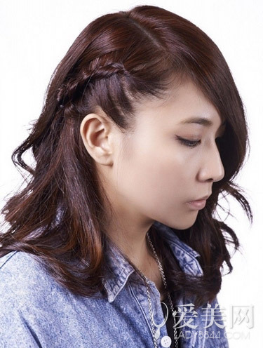 刘海编发教程步骤六步打造清爽感_360问答
