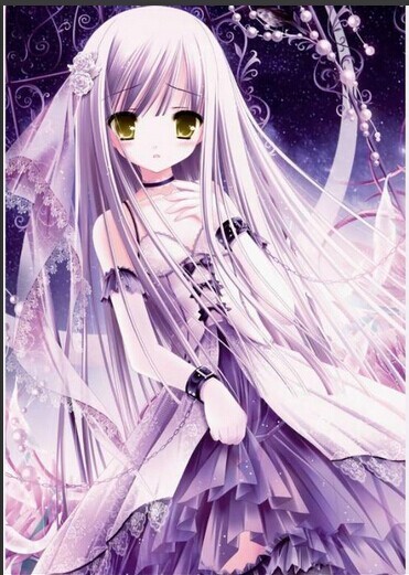 谁知道紫头发紫衣服戴着<em>锁链</em>的动漫<em>女孩</em>是谁_