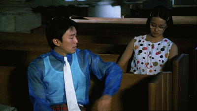 动图看搞笑电影 吴孟达和星爷在一起就是一部喜剧