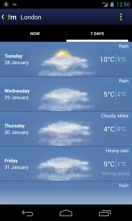 Freemeteo截图2