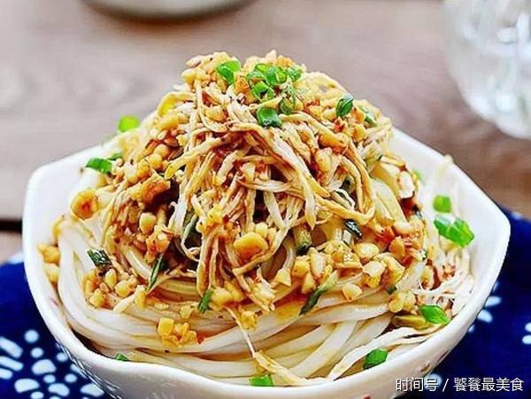 小吃创业秘方:特色怪味鸡丝凉面秘制配方,学会