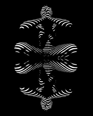 【gif分享】法定盲人艺术家的迷幻流体创作,超震撼的独特!