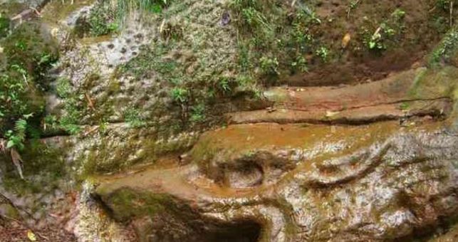 男子外出旅游，发现奇特的石头，走进看后眼前的画面让他傻了眼