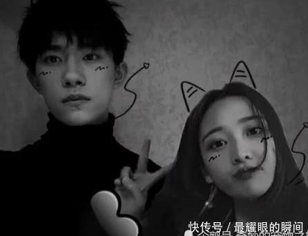 易烊千玺情侣照曝光,小女友颜值逆天,放大看